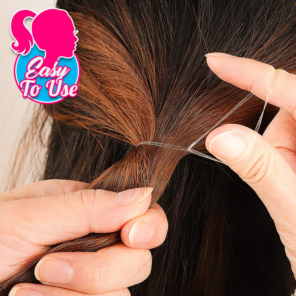 Clear Elastic Hair Bands, Teenitor 2000pcs Mini Hair Rubber Bands with a Box, Soft Hair Elastics Ties Bands 2mm in Width and 30mm in Length : Beauty