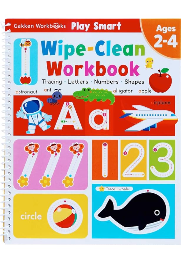 Amazon.com: Pre-K Alphabet Wipe-Clean Workbook: Scholastic Early