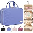 HOTOR Travel Toiletry Bag - Toiletry Bag w/Hanging Hook - Spacious Toiletry Bag for Women & Men, Makeup Bag/Big Comparment, Waterproof for Travel Accessories, Travel Essentials, Large, Aegean-Blue