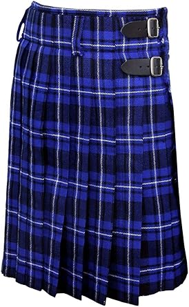 purple tartan kilt