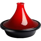 Le Creuset Enameled Cast-Iron 2-Quart Moroccan Tagine, Cherry