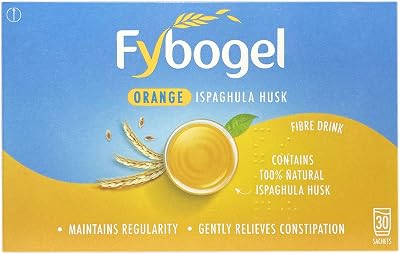 Fybogel Hi-Fibre Orange 120 Sachets Ispaghula Husk Fibre Supplement