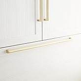 Signature Hardware 949466-2334 Rindahl 23-3/4 Inch Center to Center Appliance Pull - Satin Brass
