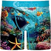 Ethika Men's Mid Boxer Brief, Shadow Tip