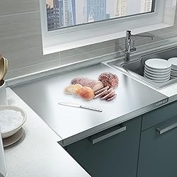 KORVOS 304 Stainless Steel Cutting Board, Large