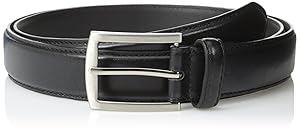 Stacy Adams Men's Brayden Full Grain Leather Belt, Black, 38