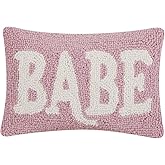 Peking Handicraft Babe Hook Pillow, 12-inch Length, Wool and Poly Velvet, for Home, Office, Living Room Décor