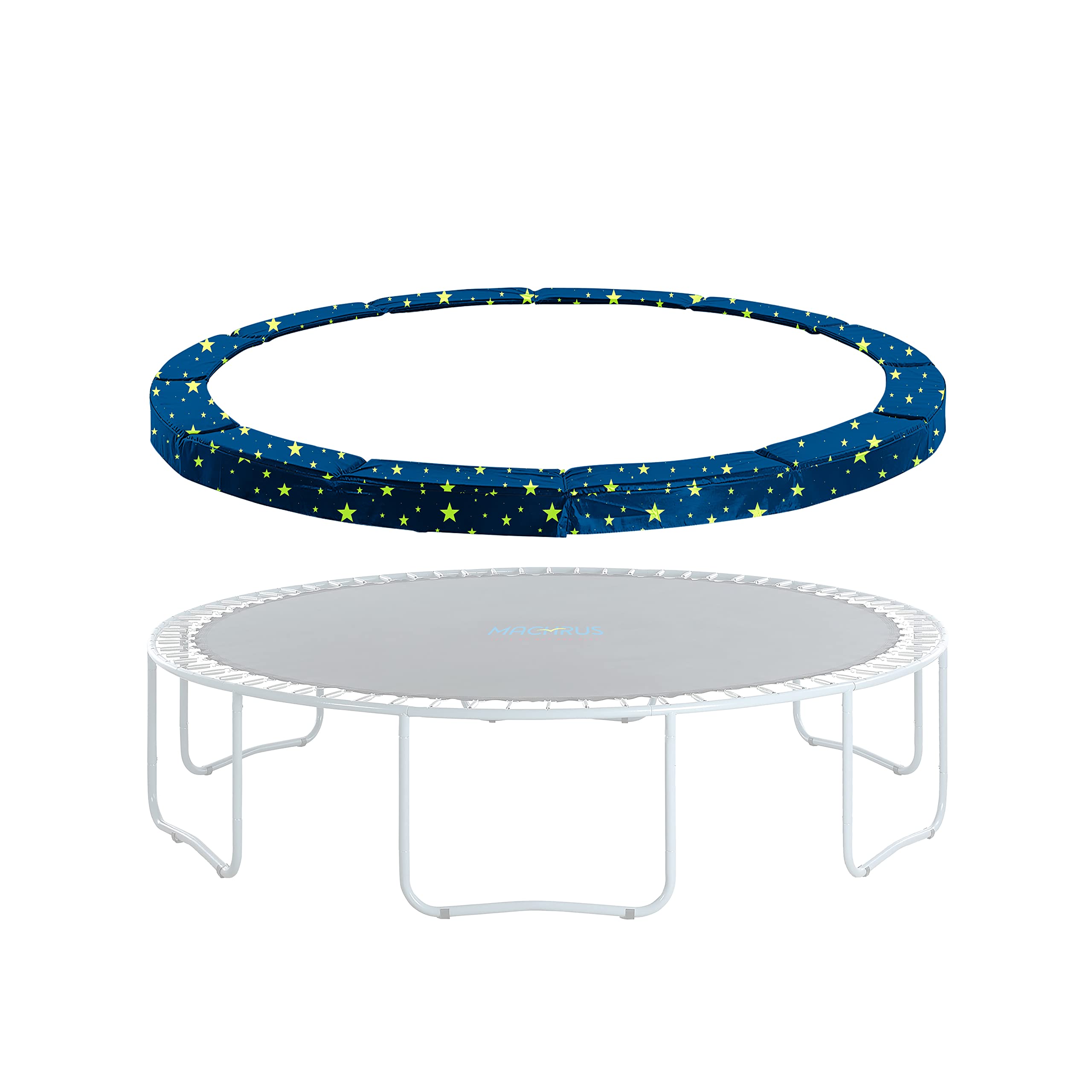 Machrus Upper Bounce Trampoline Replacement Safety Pad 6FT - 16FT Round-Trampolines Spring Cover PVC Trampoline Skirt (Starry Night, 11 ft) Image Machrus Upper Bounce Trampoline Replacement Safety Pad 6FT - 16FT Round-Trampolines Spring Cover PVC Trampoline Skirt (Starry Night, 11 ft) Image