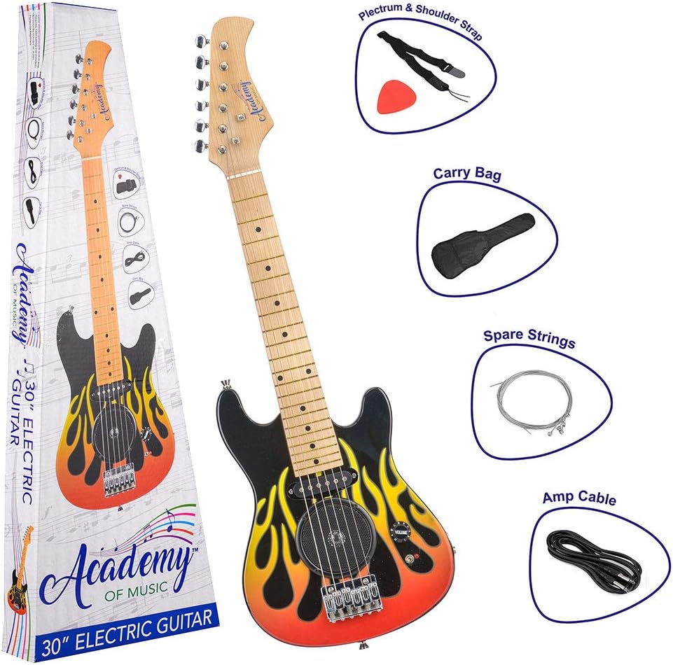 Academy of Music TY6016B Kids Electric Guitar Starter Set for Beginners