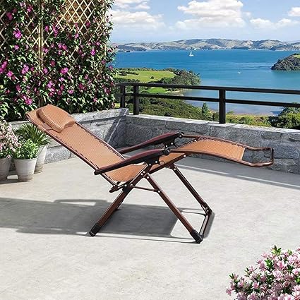 NBVCX Möbel Dekoration Sonnenliege Gartenstühle Klappbarer Liegestuhl