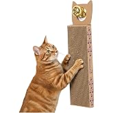 SmartyKat Scratch Up Corrugated Hanging Cat Scratcher, Catnip Infusion Technology - Brown, Single Wide