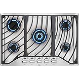 30" Built-in Gas Cooktop, GASLAND Chef GH1305SF 5 Italy Sabaf Sealed Burner Gas Stovetop, 30 inch Drop in Gas Range…