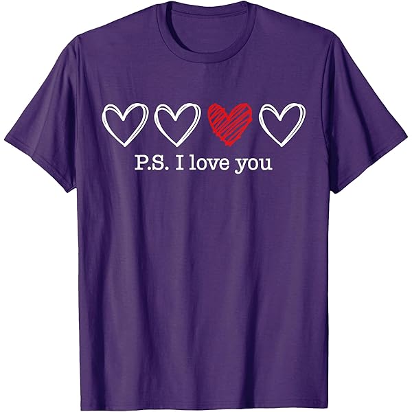 Amazon.com: I Love Purple, I Heart Purple T-Shirt : Clothing