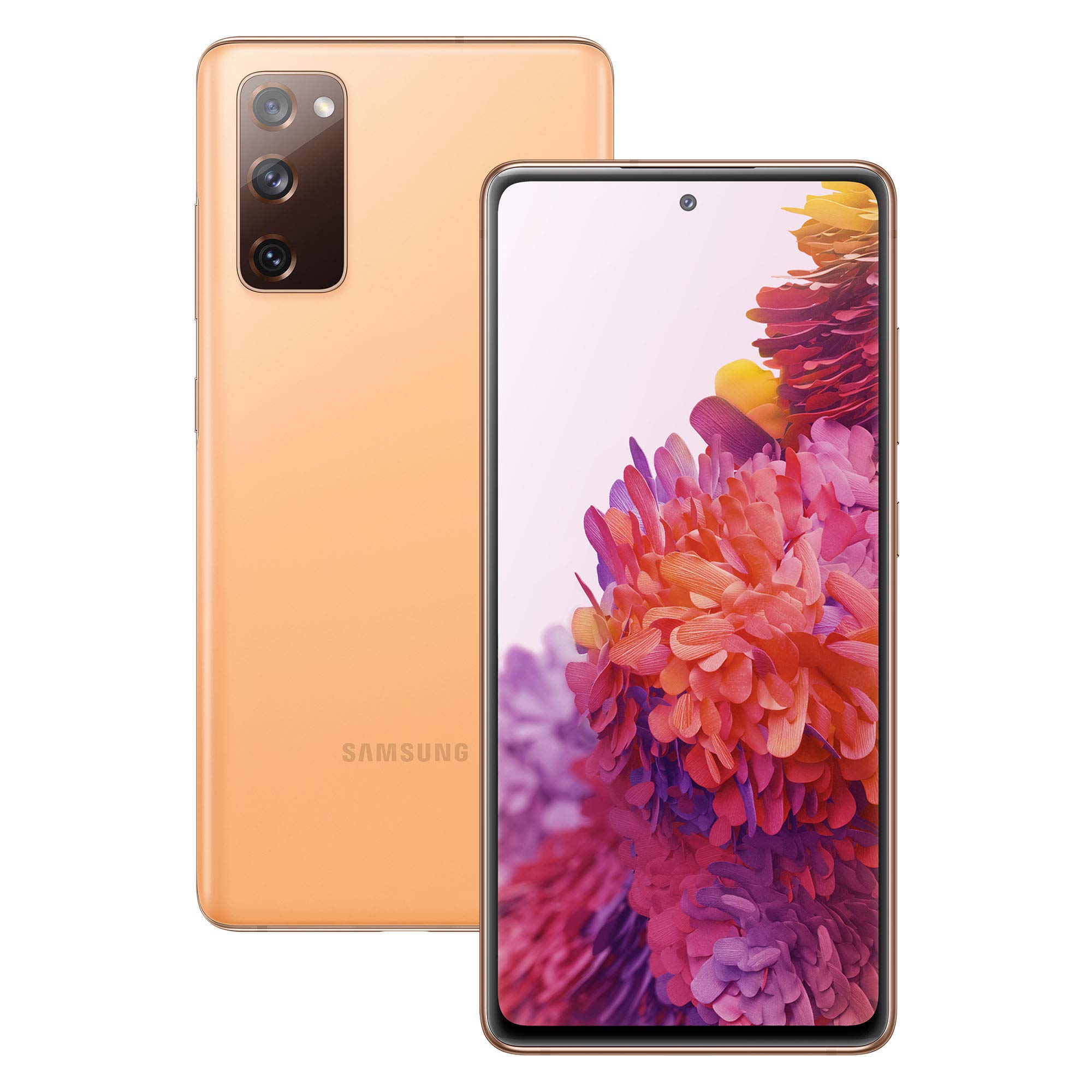 Samsung Galaxy S20 FE Mobile Phone; Sim Free Smartphone - 128GB - Cloud Orange (UK Version)