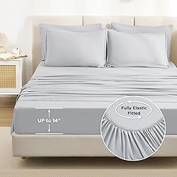 Litanika King Size Comforter Set Light Grey - 7