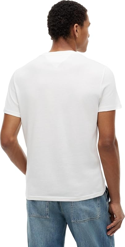 Tjm Xslim 2pack Jersey Tee Ext Dm0dm20687, Maglietta a Maniche Corte Uomo, Multicolore (Black/Ecru), L (Pacco da 2)