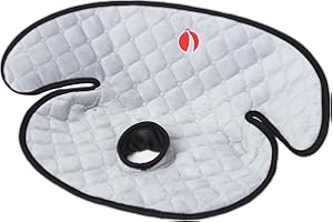 JOOLIO B&S Baby Piddle Pad Car Seat Liner,Potty Training car seat Protector with Waterproof Liner for Child Safety Car Seat Stroller and Dinner Chair,Machine Wash and Dry Rhom-Grey