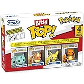 Funko Pop! Bitty: Pokemon - Bulbasaur, Flareon, Pichu, and Charizard - 0.9 Inch (2.2 Cm) Collectable - Gift Idea - Stackable Display Shelf Included - Gift Idea - Party Bags Stocking