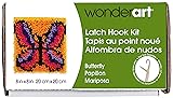 Wonderart Butterfly Latch Hook Kit, 8" X