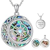 Dorunmo Locket Necklace 925 Sterling Silver Pictures Photo Keep Someone Near to You Custom Lockets Mother's Day Jewelry Personalized Photo Locket Gift