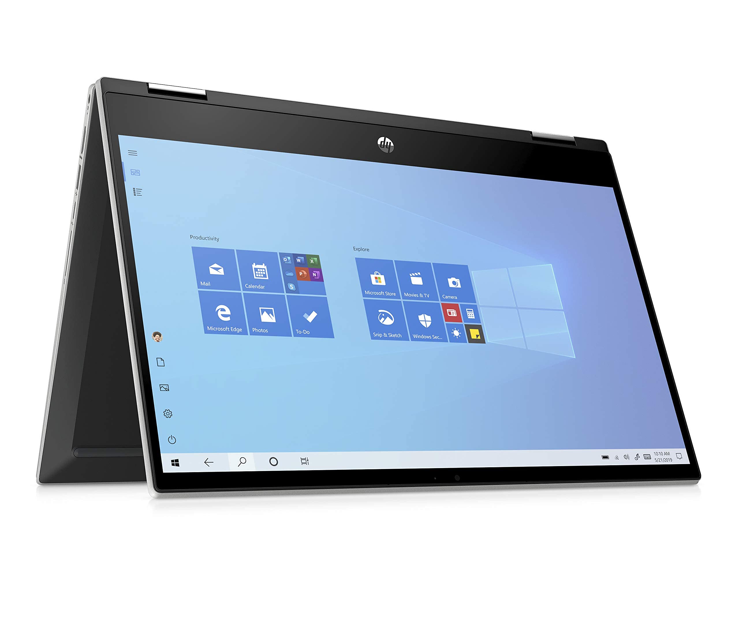 HP Pavilion x360 14" 2-in-1 Laptop PC 14-dw0024sa, Touch Screen, Intel i3, 8GB RAM, 128GB SSD, FHD, Natural silver