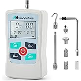 Mxmoonfree 110LB Digital Force Gauge Trigger Pull Meter Upgrade MMF-110LB | Data Storage for MAX MIN AVG Values Multi Units LB Oz N Kg High Precision Sensor Auto Power Off Backlit LCD