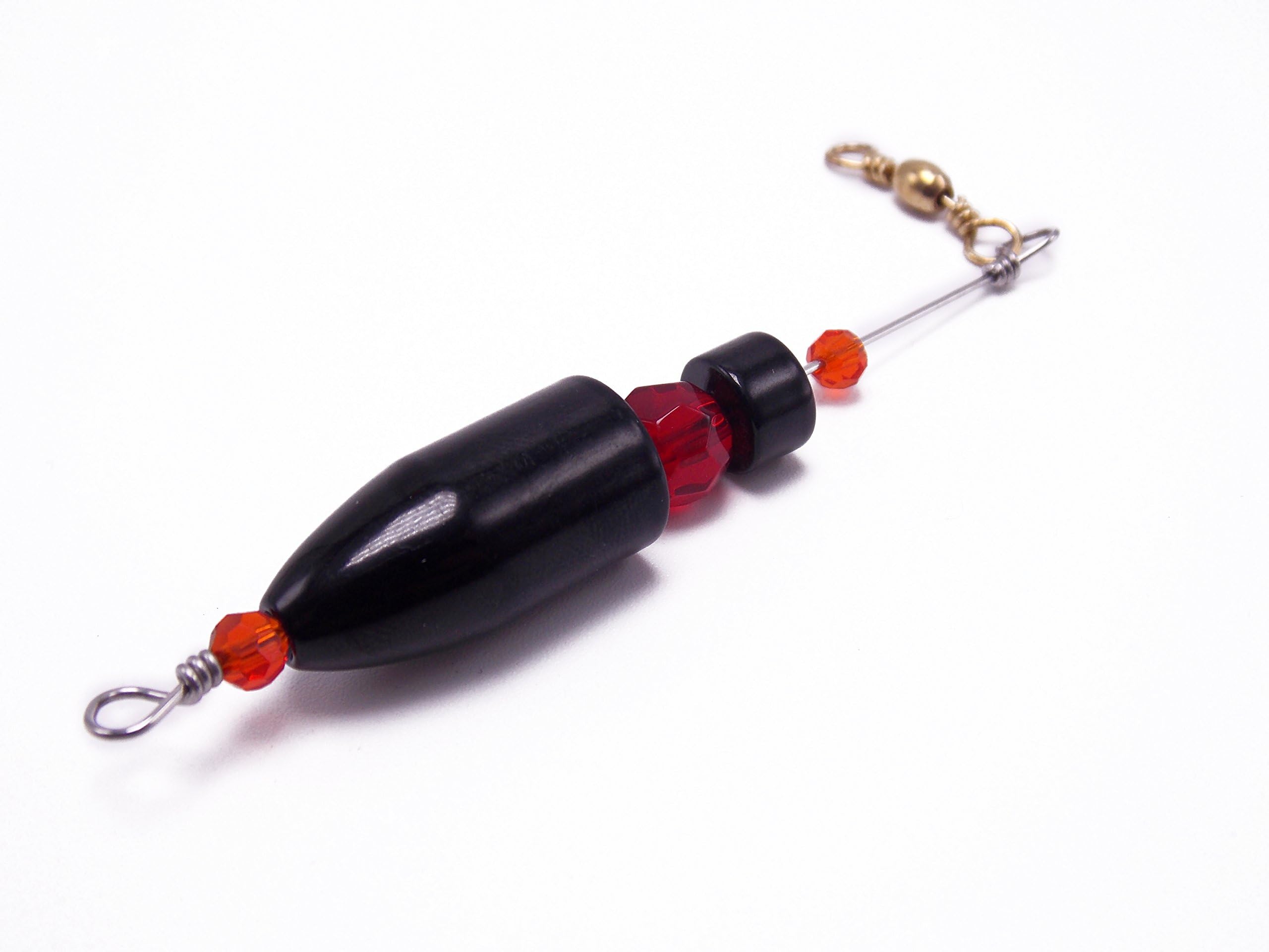 CATCHSIF 5pcs Inline Fishing Carolina Ready Rigs Bullet Weights Glass Beads