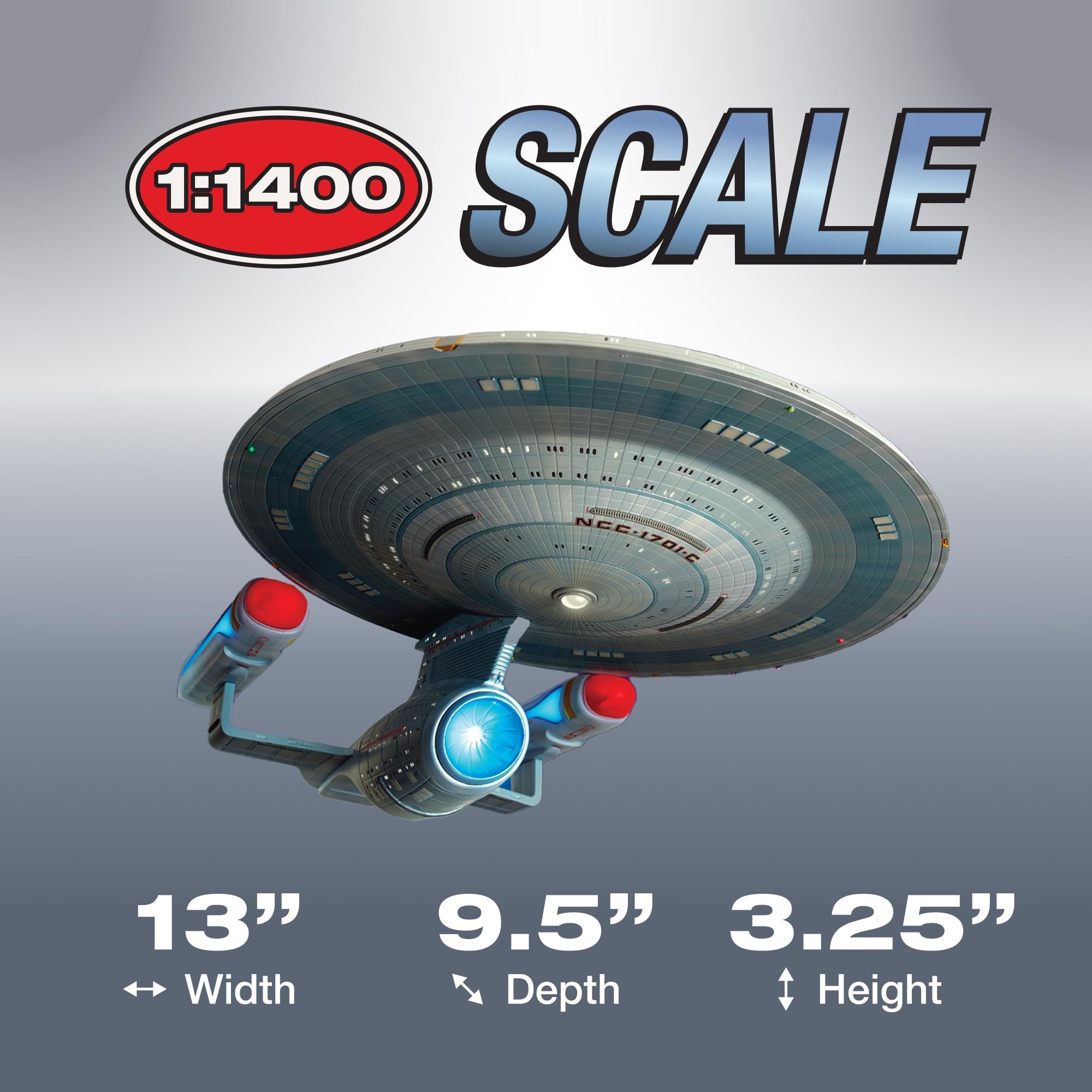 AMT Star Trek U.S.S. Enterprise NCC-1701-C 1:1400 Scale Model Kit