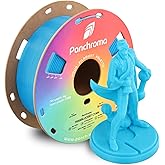 Polymaker Panchroma Translucent PLA Filament, Translucent Cyan 1.75mm 3D Printing Filament, 3D Printer PLA Filament, Fit Most FDM 3D Printers, 1kg Spool (2.2lbs)