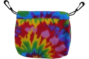 SUNCOAST SUGAR GLIDERS Sleeping Pouch for Sugar Gliders and Other Small Pets (Tie Dye)