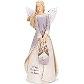 Roman Giftware Inc., Inspirational Angels Collection, 8.5" H Bless This Home Angel,Religious, Inspirational, Durable (3x3x8)