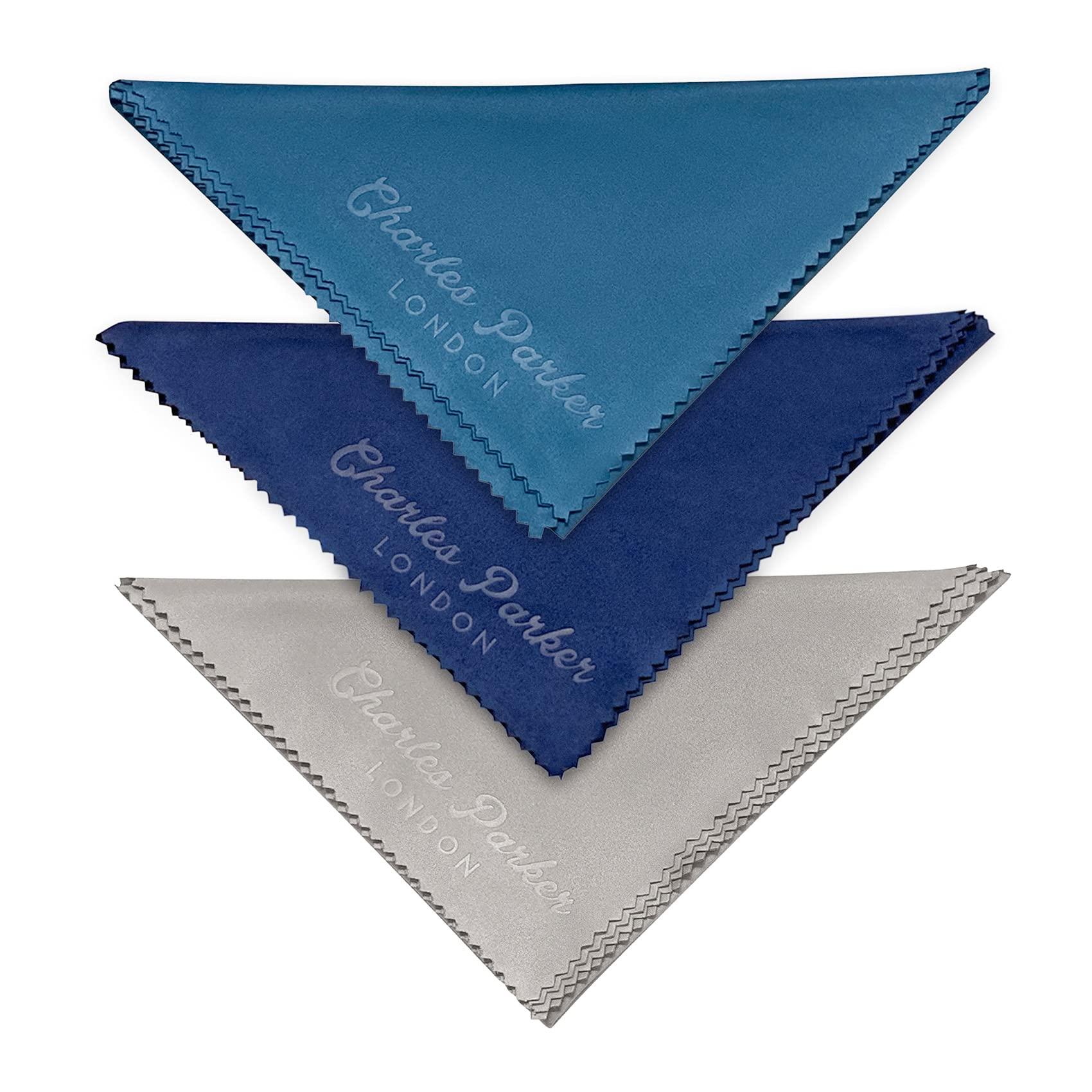 Extra Large Microfibre Cleaning Cloths for Cleaning Camera Lens and TV Screens - 3 Pack of Glasses Cleaner Cloth – Washable, Non-Scratch, Smudge- and Lint-Free Microfibre Cloths (30cm x 30cm)