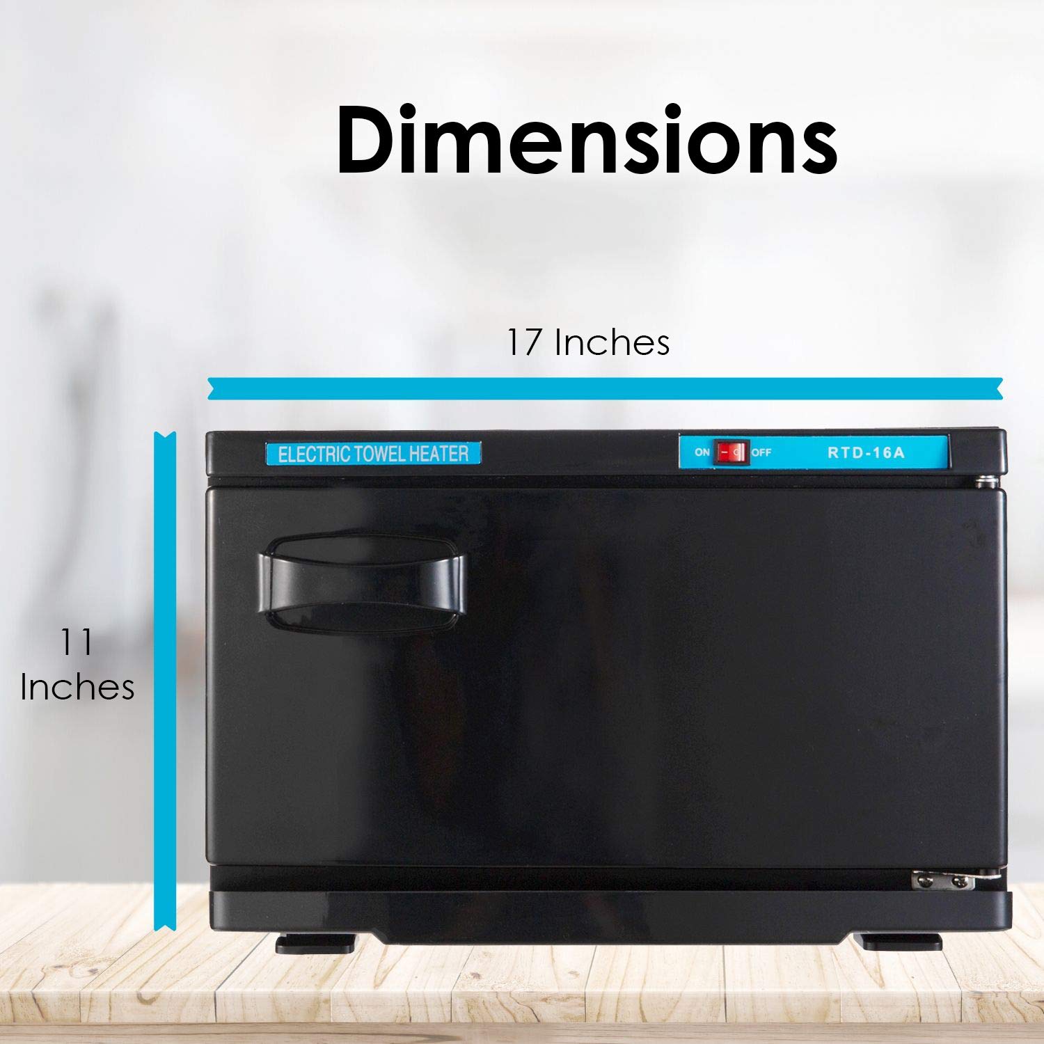 Houseables Hot Towel Warmer, UV Sterilizer, 11” x 17”, 1 Cabbie, 2 Pairs of Tongs, 5 Towels, Black, White, Red, Metal, Cotton, Steamer, Disinfection Light, For Spa, Salon, Barber, Facial, Massage: Beauty