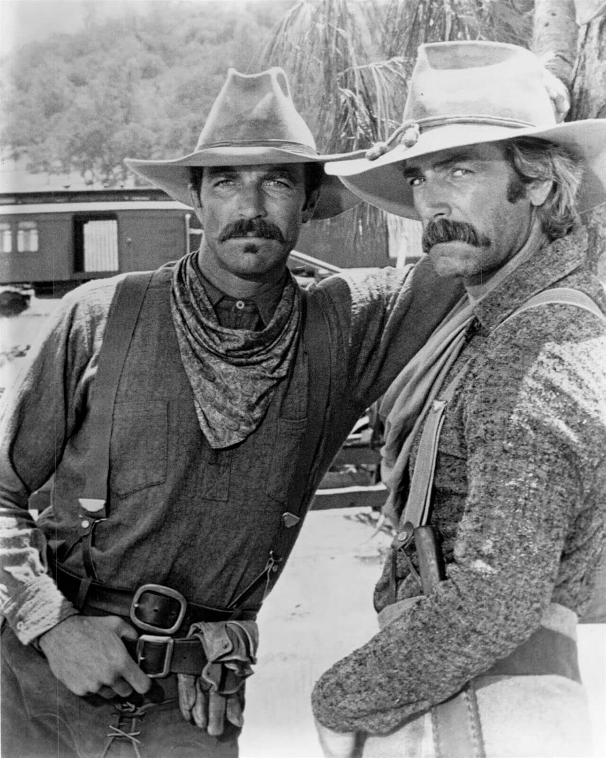 Photographs - The Shadow Riders 1982 western Tom Selleck as Mac Sam Elliott as Dal 8x10 photo