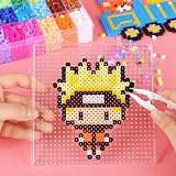 Ansodo 4pc 5mm Large Square Hama Beads Pegboard Set Clear Interlocking Fuse view 7