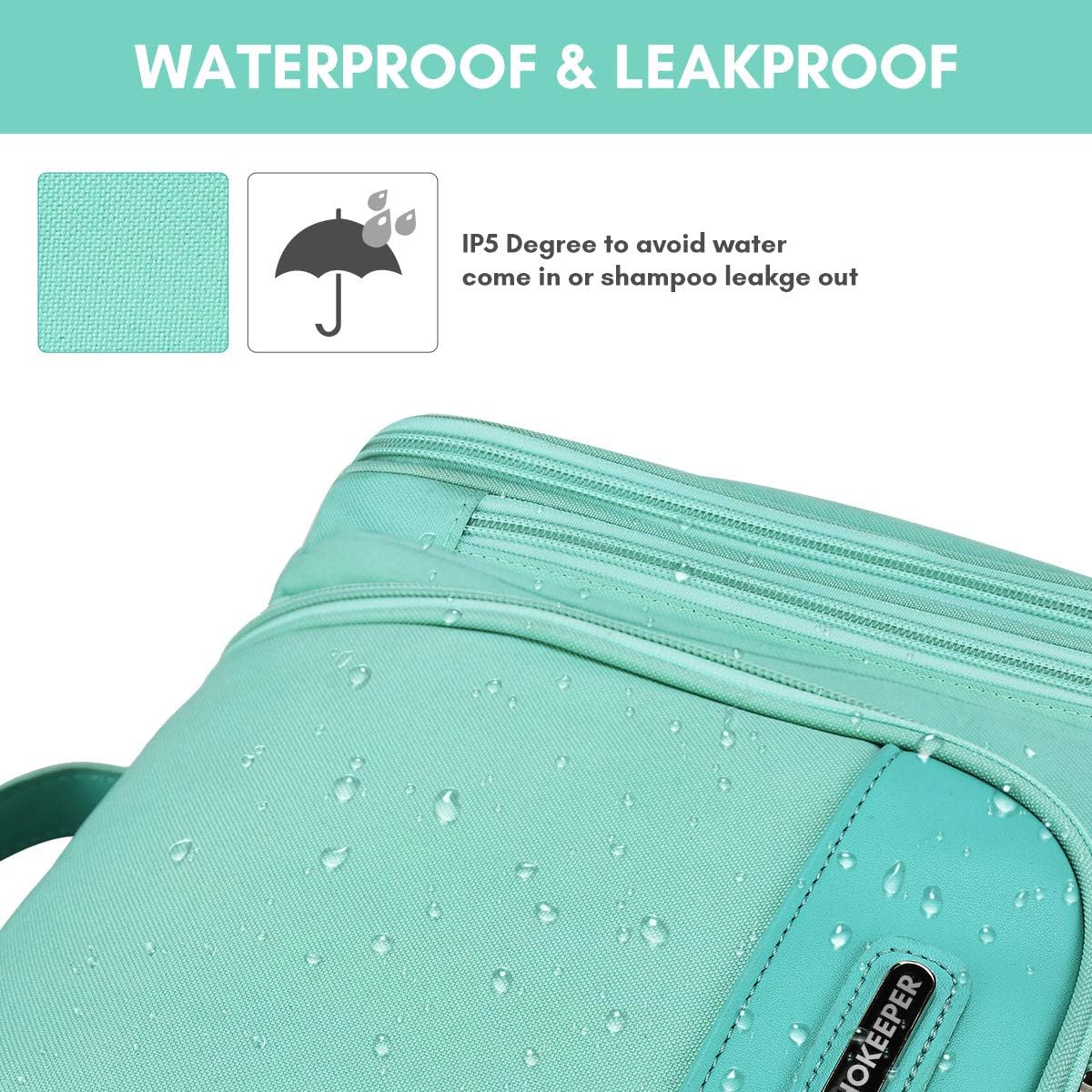 Extra Large Hanging Toiletry Bag for Women and Men, Travel Toiletries Organizer for Kids and Girls, Heavy Duty Cosmetic Makeup Bag with Hook, Waterproof Shaving Kit Bag Bathroom Shower Bag: Clothing
