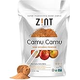 Zint Camu Camu Powder Organic | Superfood Powder | Organic Fruit Ingredient | Antioxidants Source Perfect for Smoothies, Juices, Ice Creams | Non-GMO, Gluten-Free, Kosher | 3.5 oz