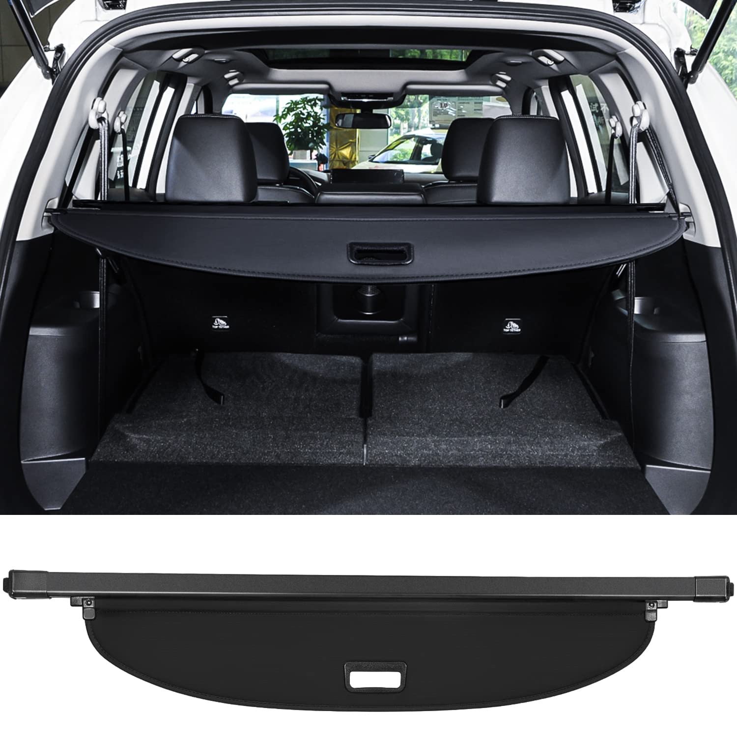 Photo 1 of (used)(see images) Trunk Cargo Cover for Nissan Rogue S SV SL Platinum 2021 2022 2023 2024 2025 Retractable Rear Trunk Cargo Luggage Security Shade