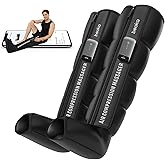beoka Leg Massager for Circulation and Pain Relief, Leg Recovery System for Fast Recovery, Cordless Air Compression Boots with 3 Modes 5 Intensities for Athletes Runners and Travelers-M