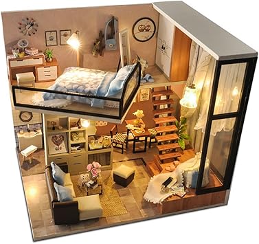 diy miniature dollhouse kit
