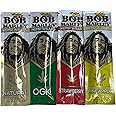 4 Packs Marley Rolling Paper Combo Pack Pre-wrap (Strawberry, OGK, Natural Pineapple) + RSV Scoop Card