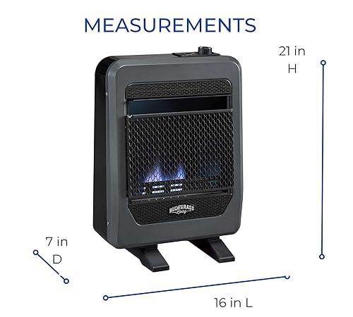 Thermostat 10000 Btu Space Heater HeatStar Infrared Vent-Free