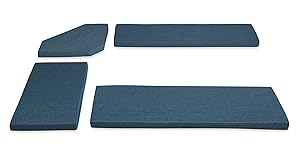 Linon Home D&eacute;cor Destin Nook Vintage Blue Cushion Set,