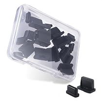 30Pcs Bouchons Anti-poussière en Silicone USB Port de Charge