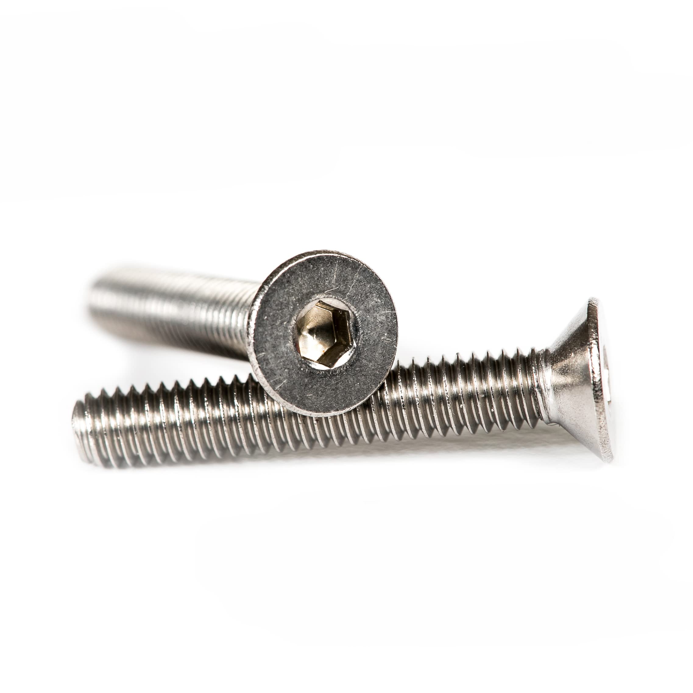M6 (6mm x 60mm) Hexagon Socket Countersunk Head Cap Screws Flat Head Stainless Steel A2 (Pack of 20) D08ABC