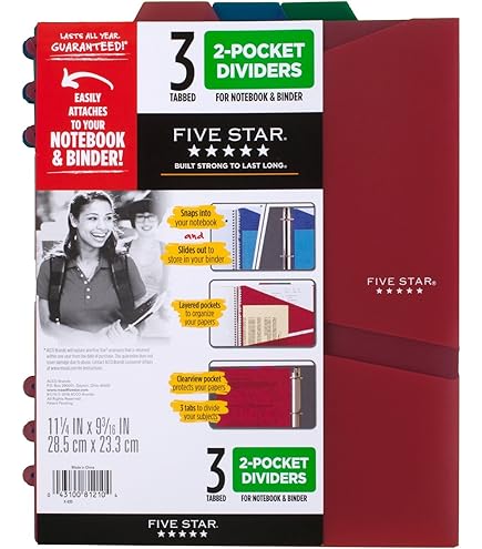 Flexible Folder 360° Pivotable Project Organizer Binder - 2 Pack With Tab Dividers & Pockets, Purple 3 Ring Binders With Dividers - View #6