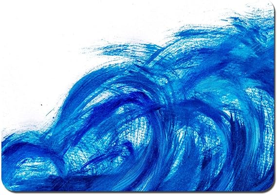 Amazon バスマット滑り止めアクリル絵の具背景ブルートーン抽象バスルームラグ 洗えるカーペット 50x80cm 浴室足ふきマット ホーム キッチン オンライン通販