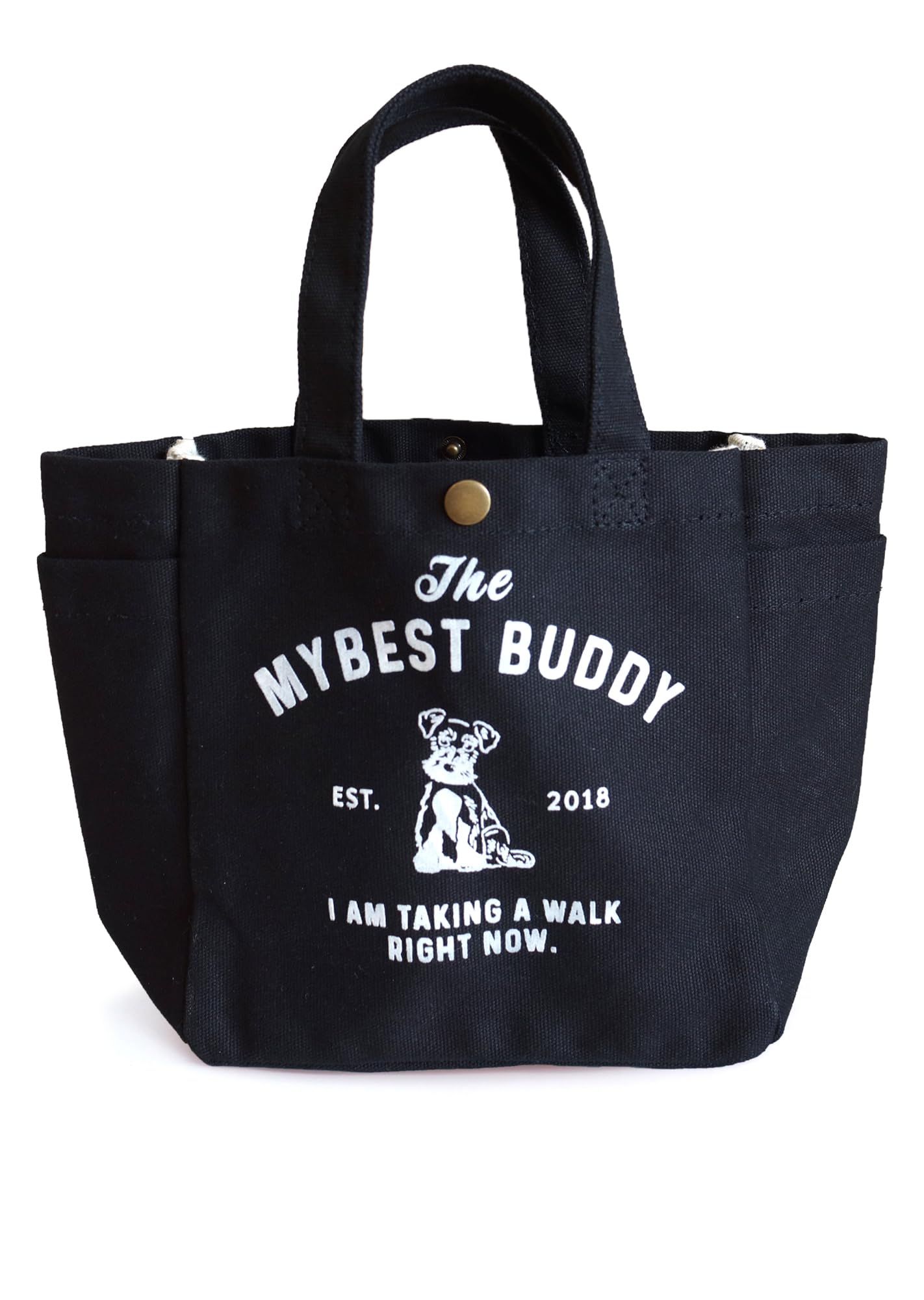 MONO RANCH お散歩バッグ ブラック（ミニチュアシュナウザー）の商品画像