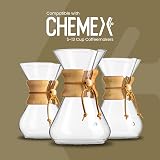 Chemex Classic Coffee Filters Squares 100 ct Exclusive Packaging view 3