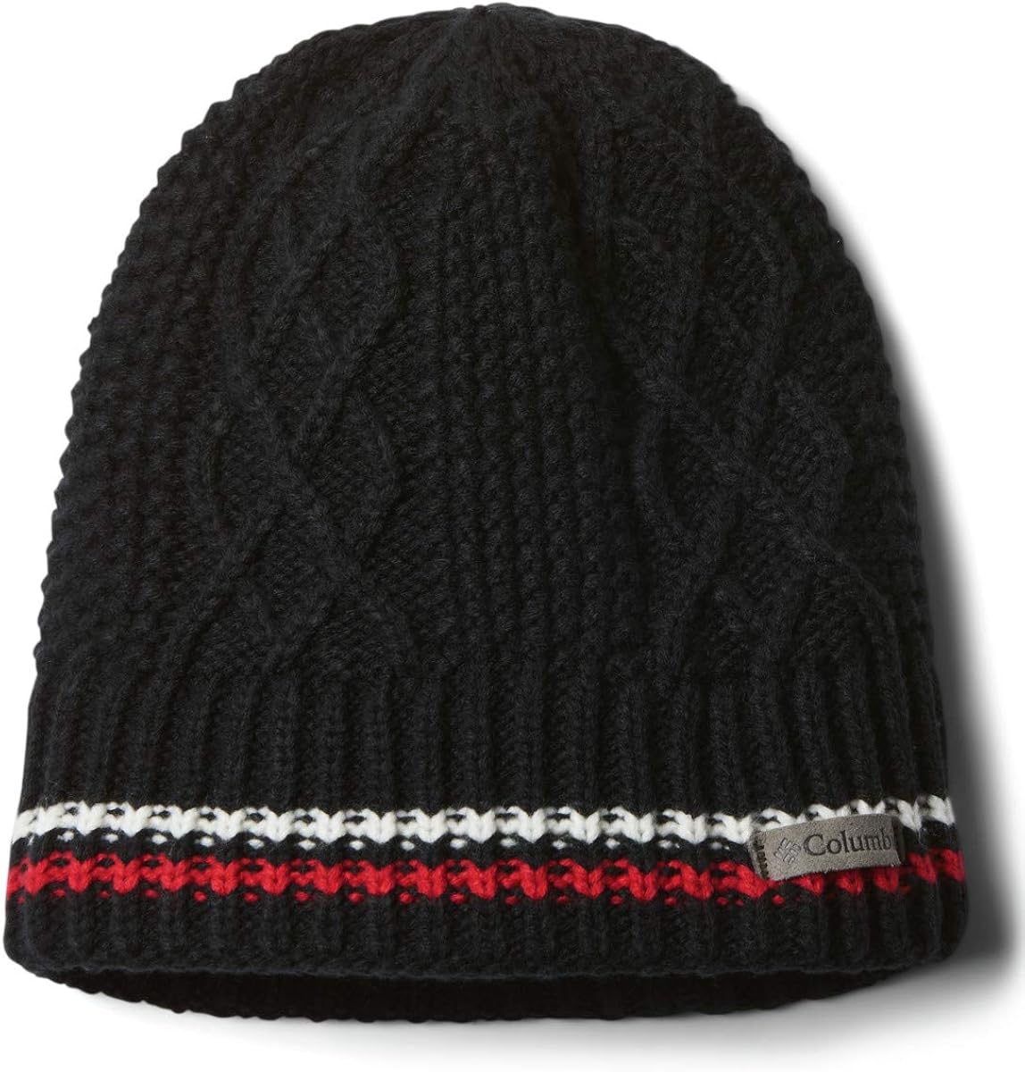 Columbia Women's Cabled Cutie Beanie II, Warm Winter Hat, Black, One
